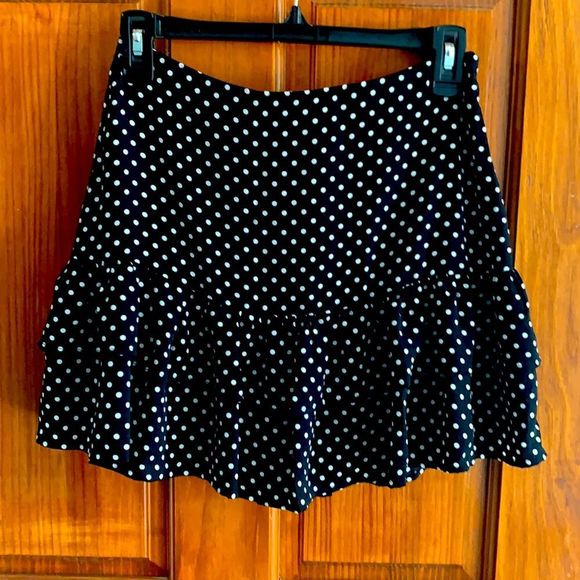 Forever 21 Skirts Nwtmini Black And White Polka Dot Mini Skirt With — free download